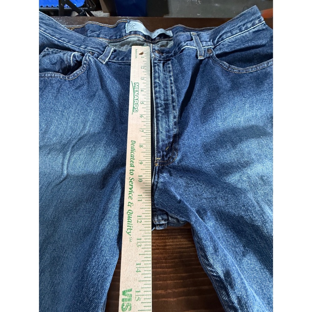 Arizona Jean Co Mens Relaxed Fit Blue Denim Jeans Medium Wash 40x30 523-4100N - Picture 10 of 11